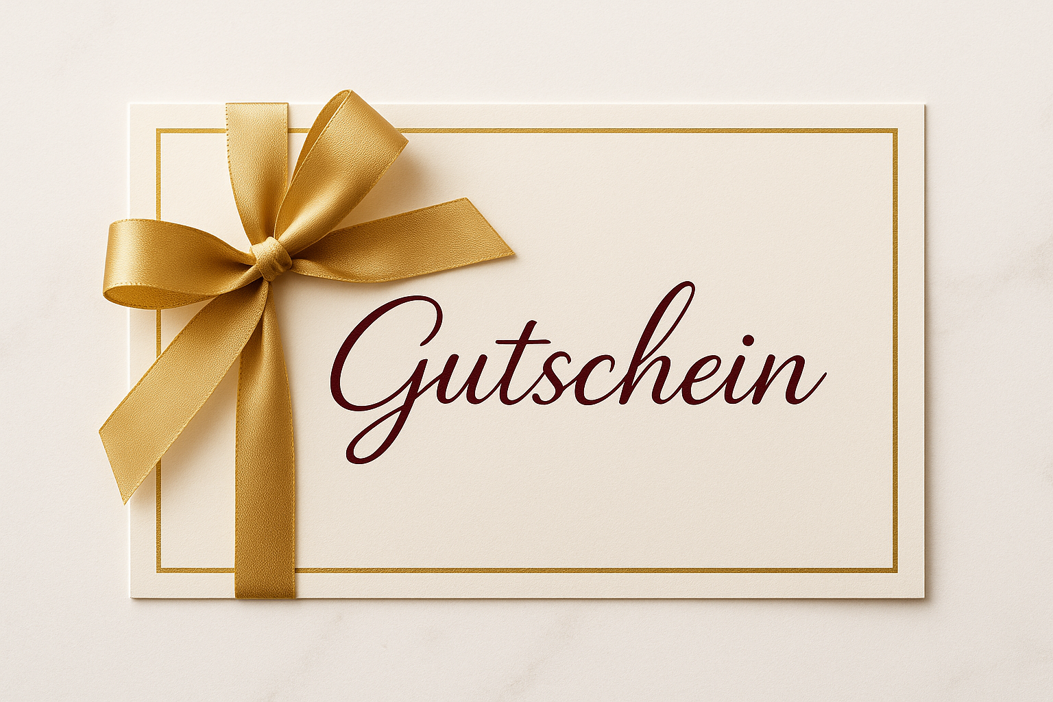 Geschenkgutschein für Kosmetikbehandlungen bei Meral's Kosmetikstudio